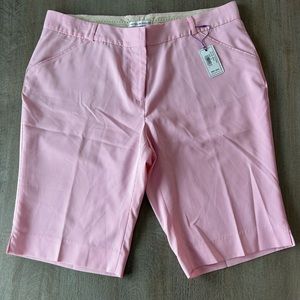 Peter Millar size 12 pink pinstriped shorts
